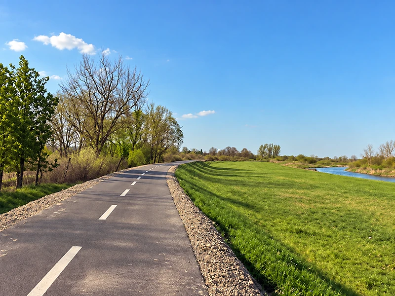 Cyklistická trasa v Želiezovciach